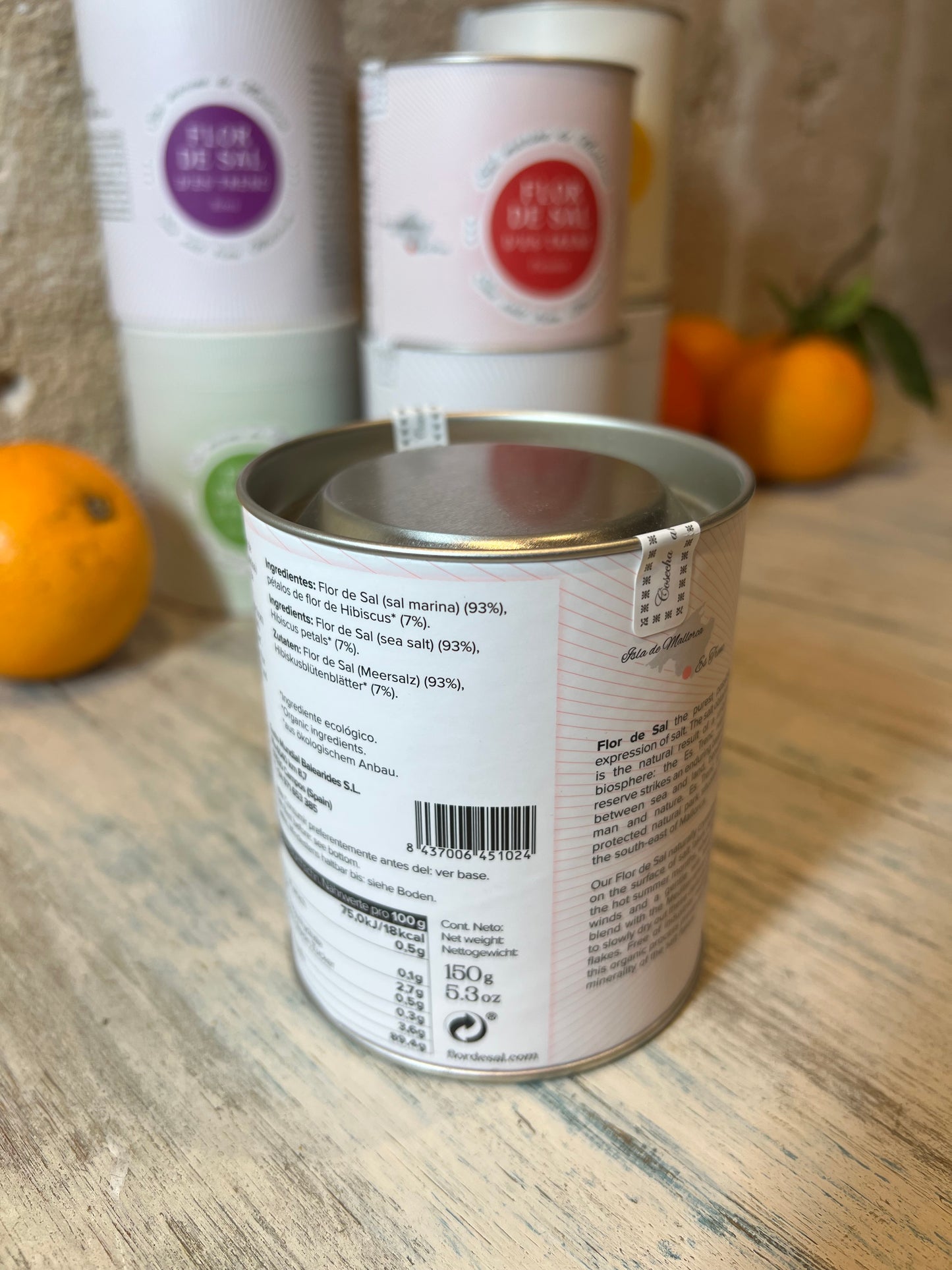 Meersalz Flor de Sal d'Es Trenc - Hibiscus - Majovida Islas Baleares S.L.