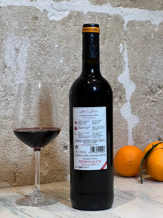 José L. Ferrer Crianza 2020 Rotwein - Majovida Islas Baleares S.L.