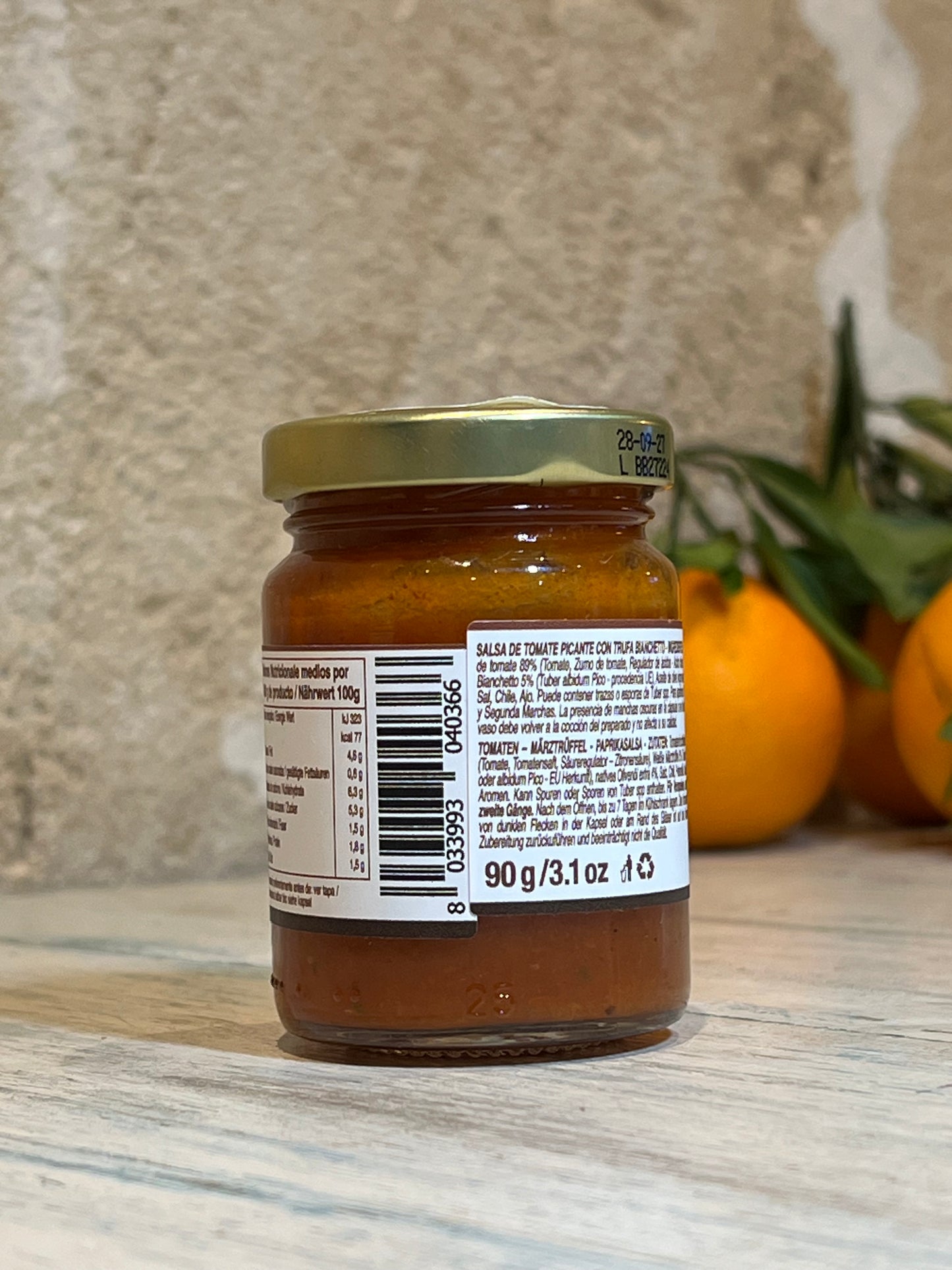 Tomatensauce mit weißem Trüffel - Majovida Islas Baleares S.L.