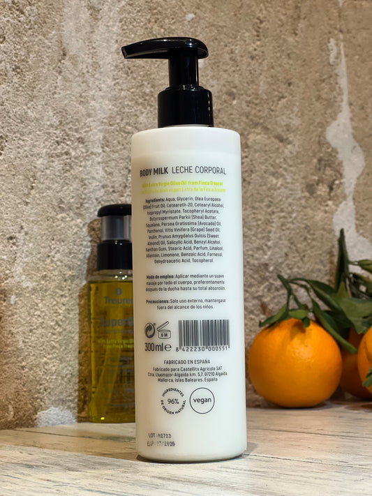 Olive Milk Body Milk – Nährende Feuchtigkeitspflege mit nativem Olivenöl extra - Majovida Islas Baleares S.L.