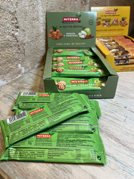 Barrita Riegel Nuez, Manzana & Canela von Miterra - Majovida Islas Baleares S.L.