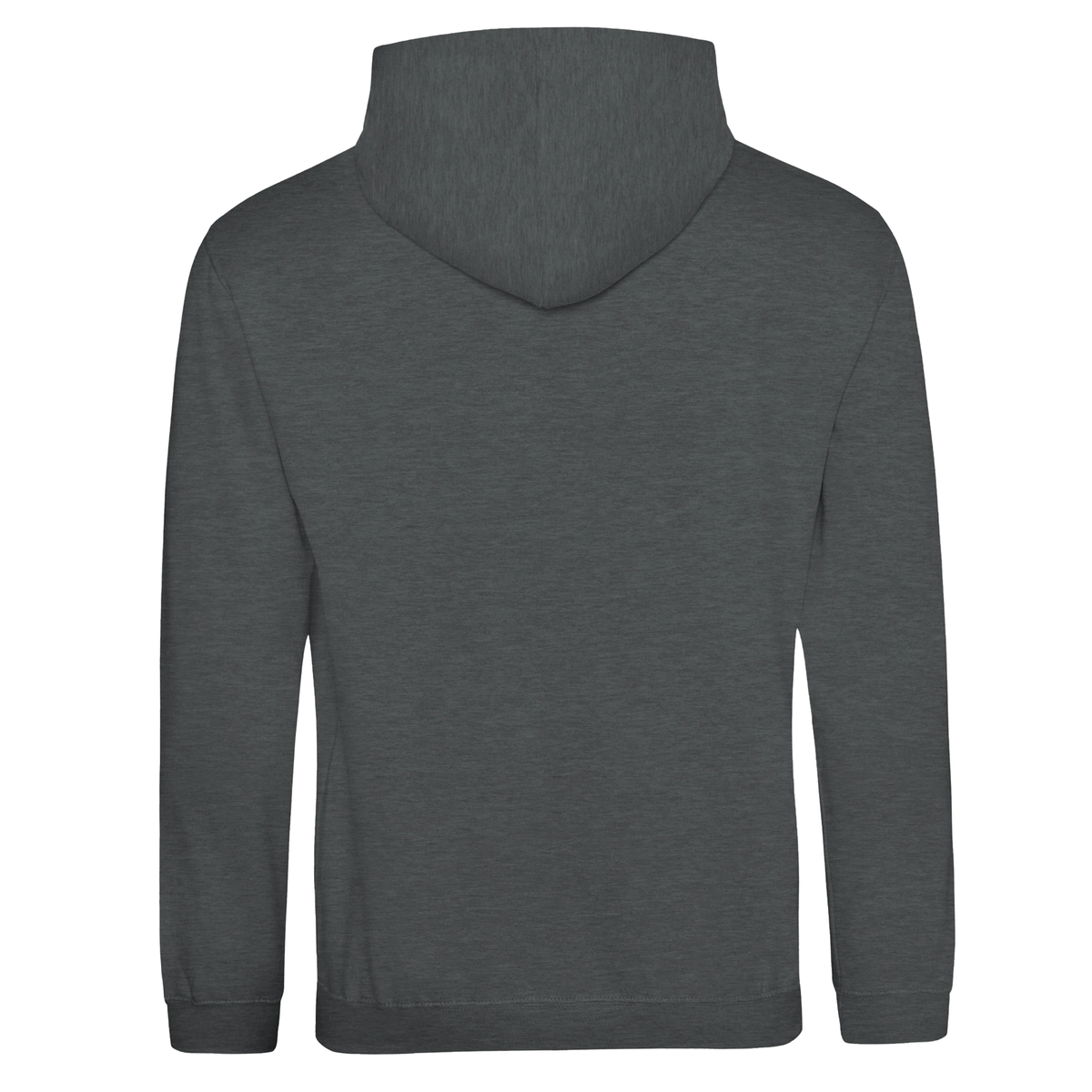 Majovida Hoodie in Charcoal, Rückseite ohne Druck