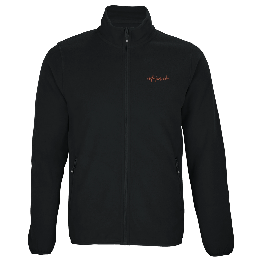 Majovida Fleecejacke Schwarz – Ansicht 4