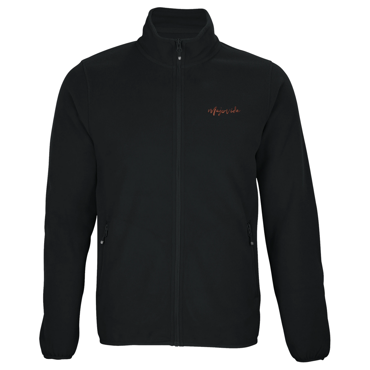 Majovida Fleecejacke Schwarz – Ansicht 4