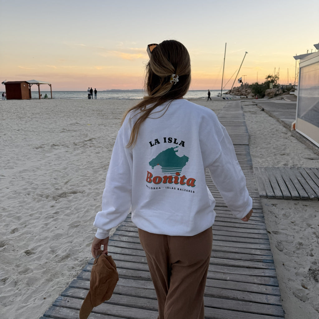 Sweat-shirt Majovida « La Isla Bonita » – Impression dos | Unisexe