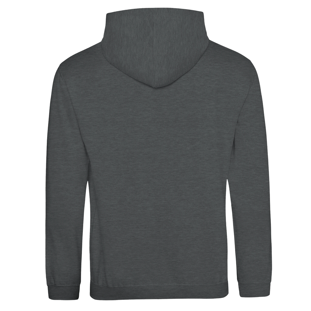 Majovida Hoodie in Charcoal, Rückseite ohne Druck