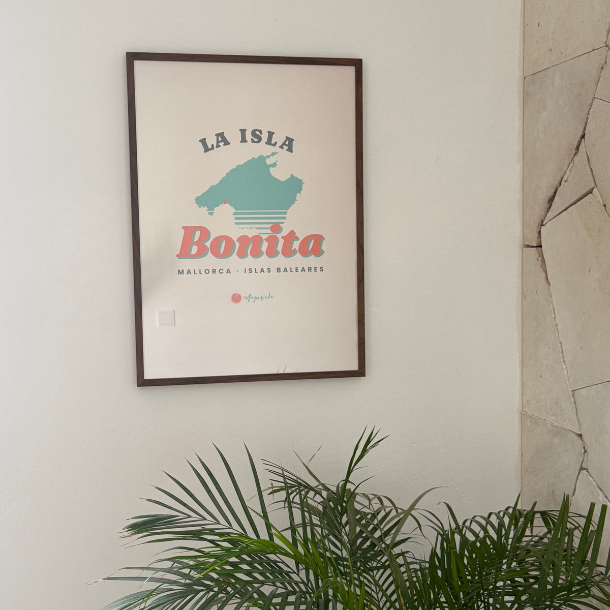 Poster „La Isla Bonita“ – Mallorca Retro-Print