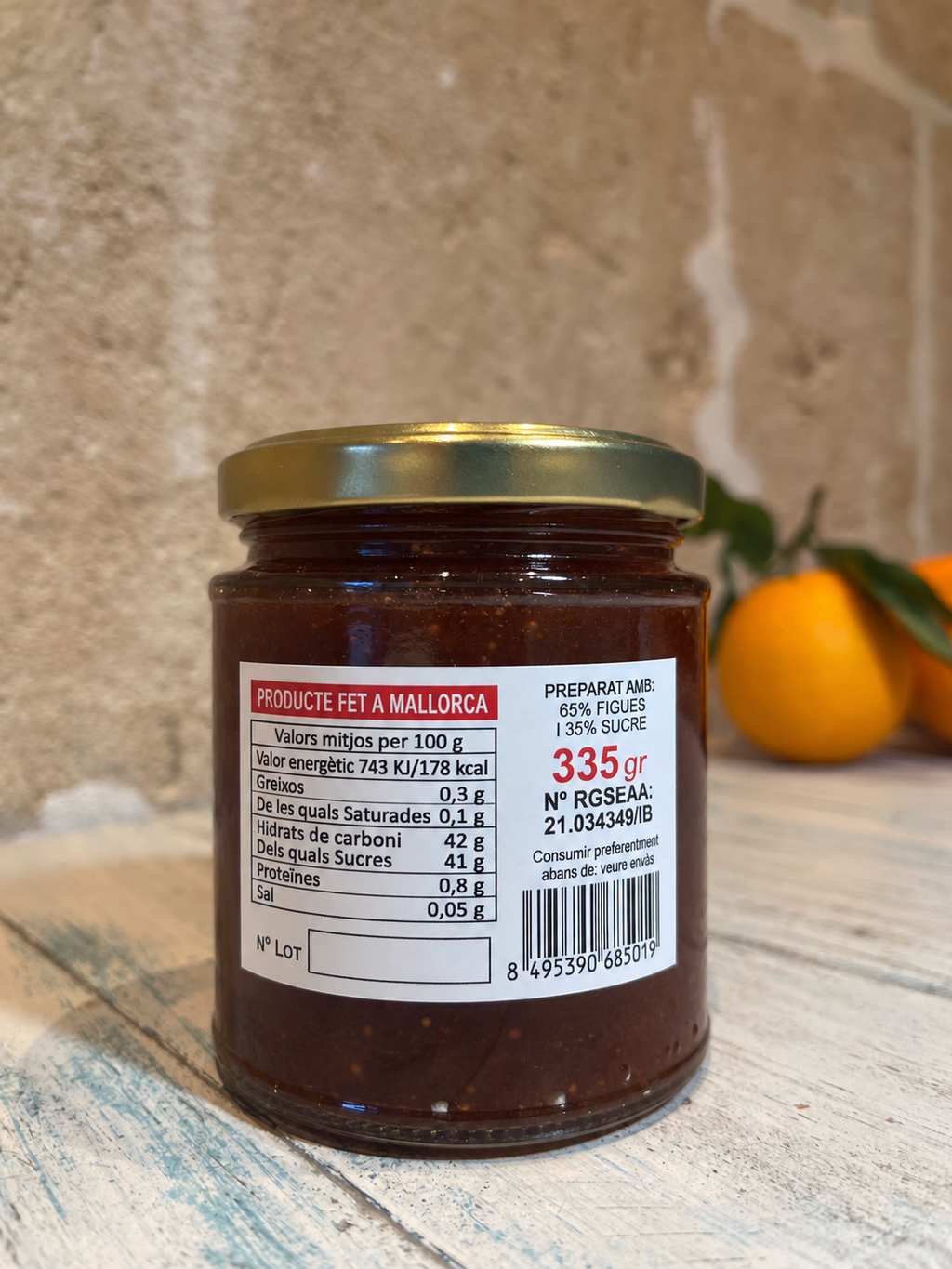 Orange jam from Sa Roqueta