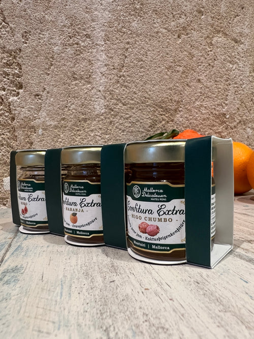 Confitura Extra Set - Feige, Orange & Kaktusfeige - Majovida Islas Baleares S.L.