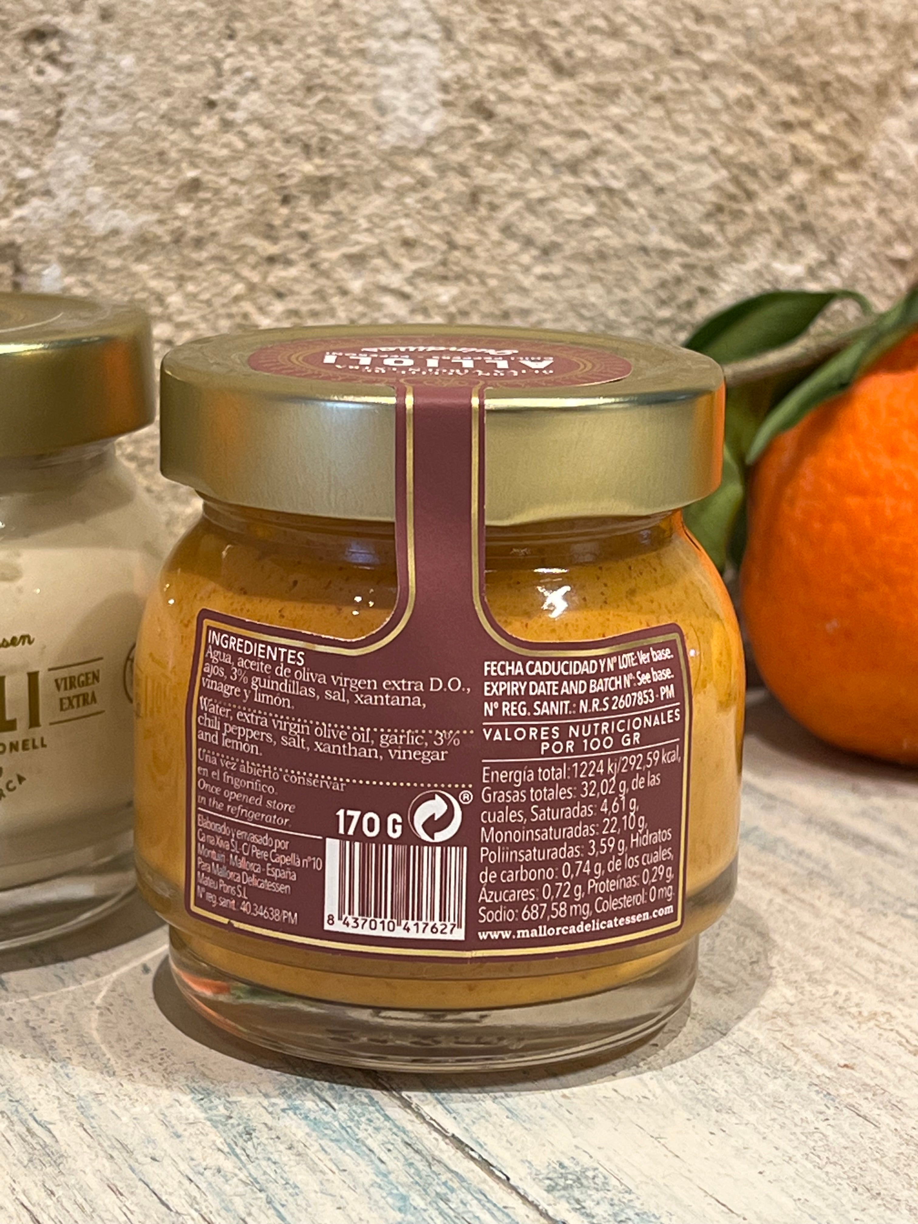 Allioli mit Guindillas - Majovida Islas Baleares S.L.