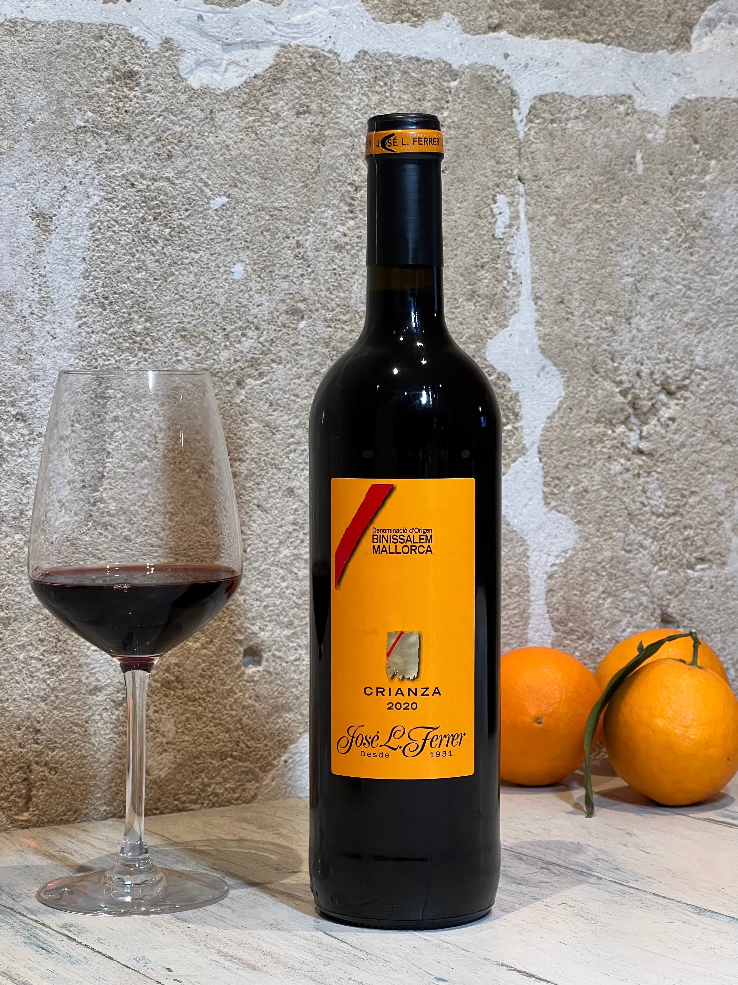 José L. Ferrer Crianza 2020 Rotwein - Majovida Islas Baleares S.L.