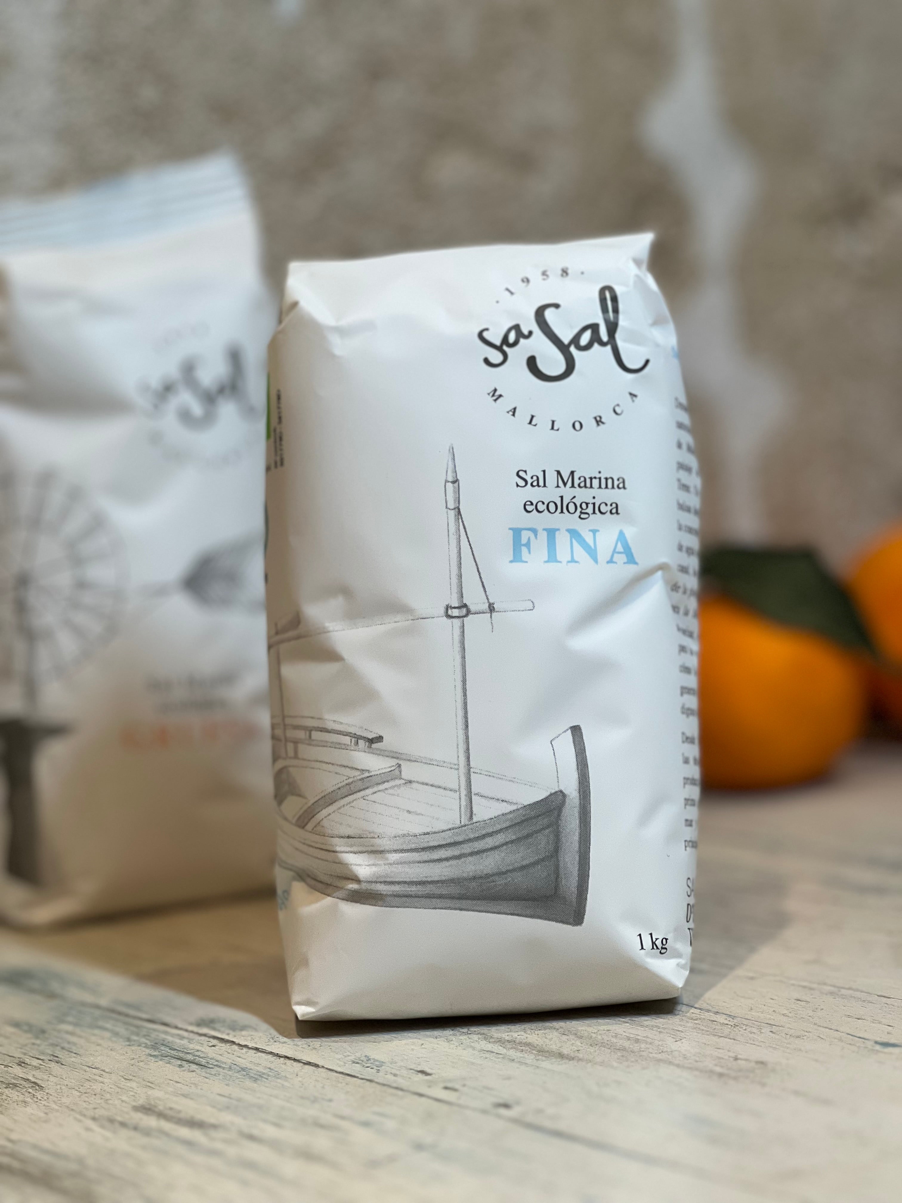 Feines Meersalz Sal Marina Fina de Mallorca 1 Kg. - Majovida Islas Baleares S.L.