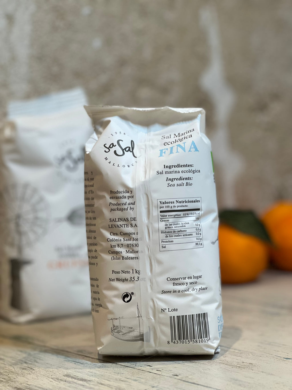 Feines Meersalz Sal Marina Fina de Mallorca 1 Kg. - Majovida Islas Baleares S.L.