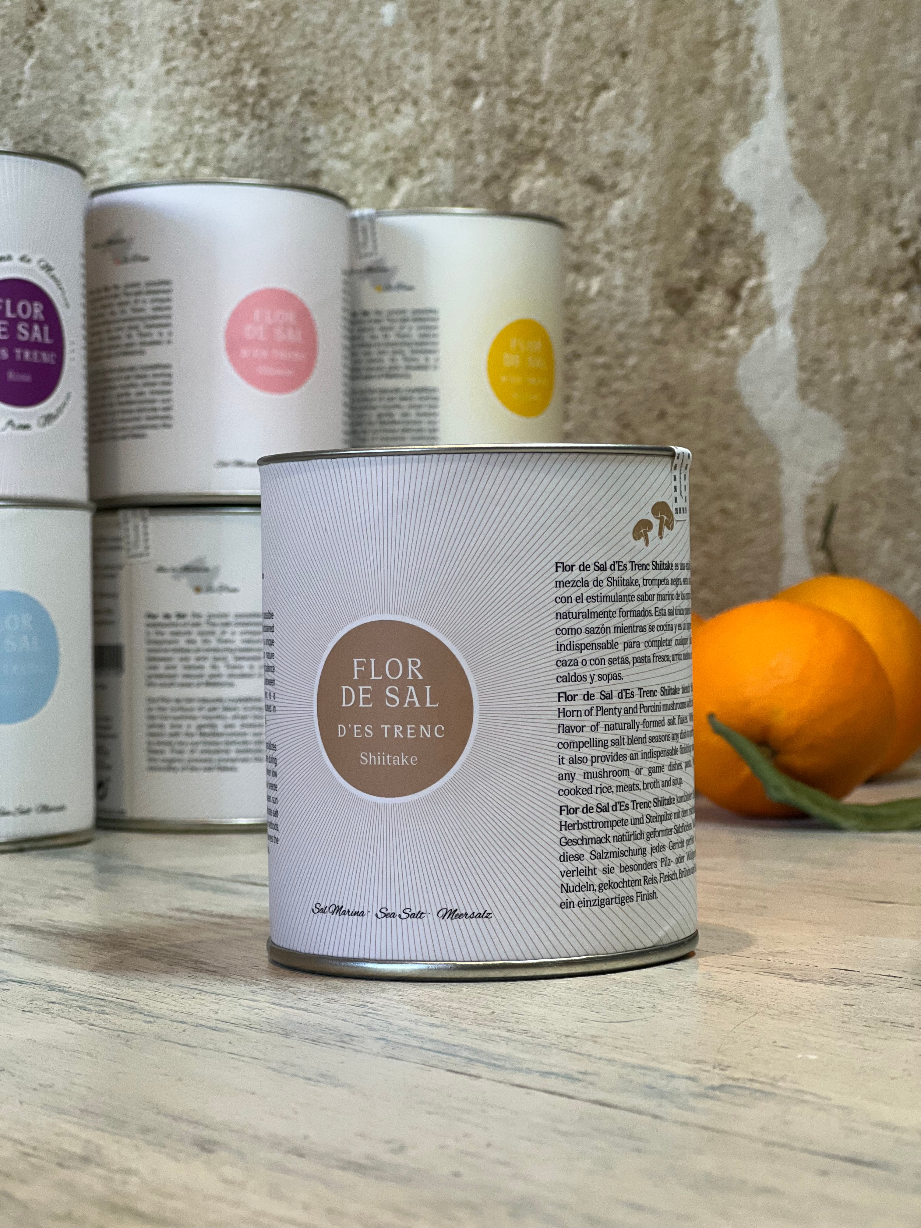 Meersalz Flor de Sal d'Es Trenc - Shiitake - Majovida Islas Baleares S.L.