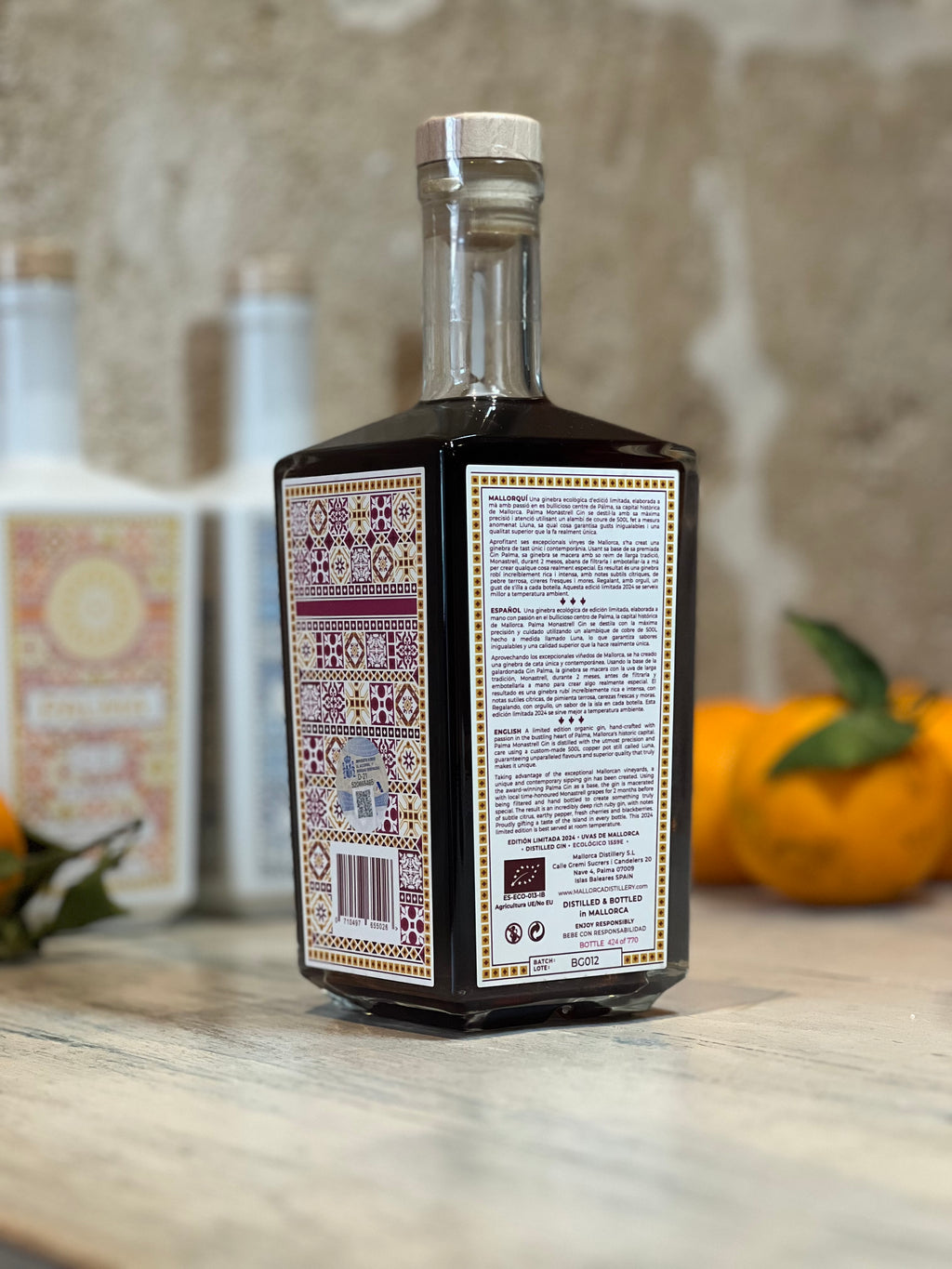 Palma Monastrell Gin - Limited Edition - - Majovida Islas Baleares S.L.