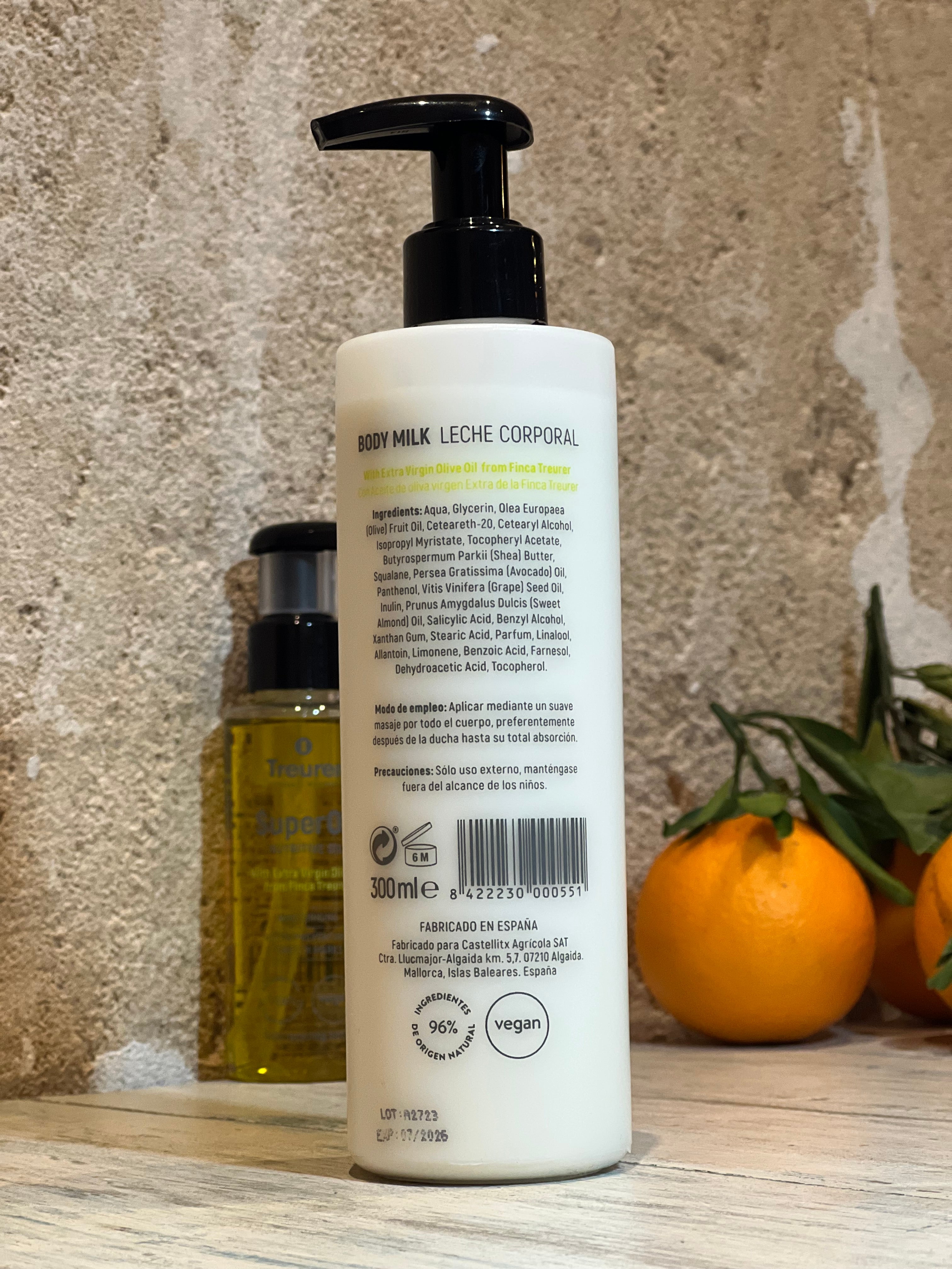 Olive Milk Body Milk – Nährende Feuchtigkeitspflege mit nativem Olivenöl extra - Majovida Islas Baleares S.L.