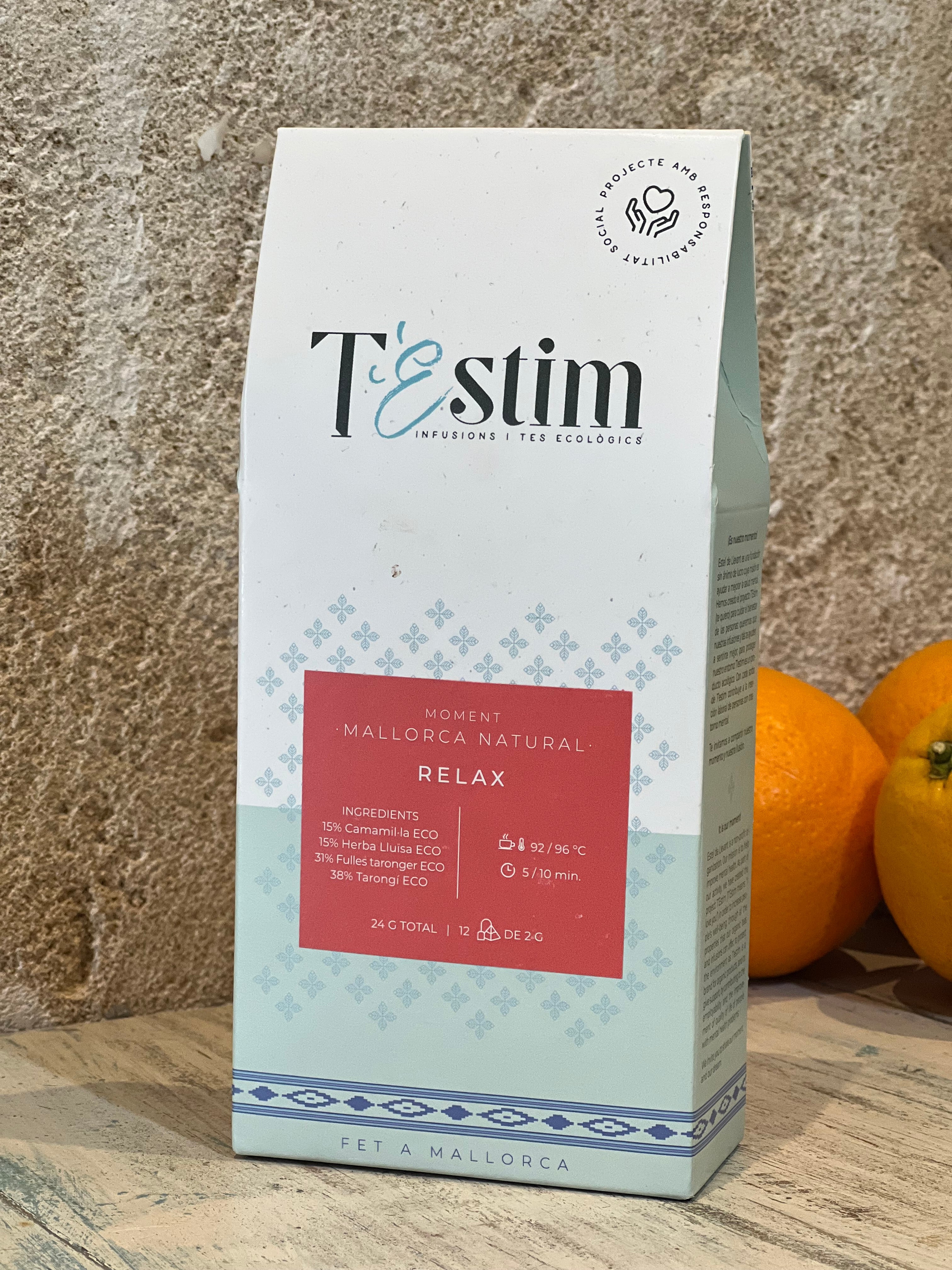 Ruhe & Gelassenheit Tee von T’Estim - Majovida Islas Baleares S.L.