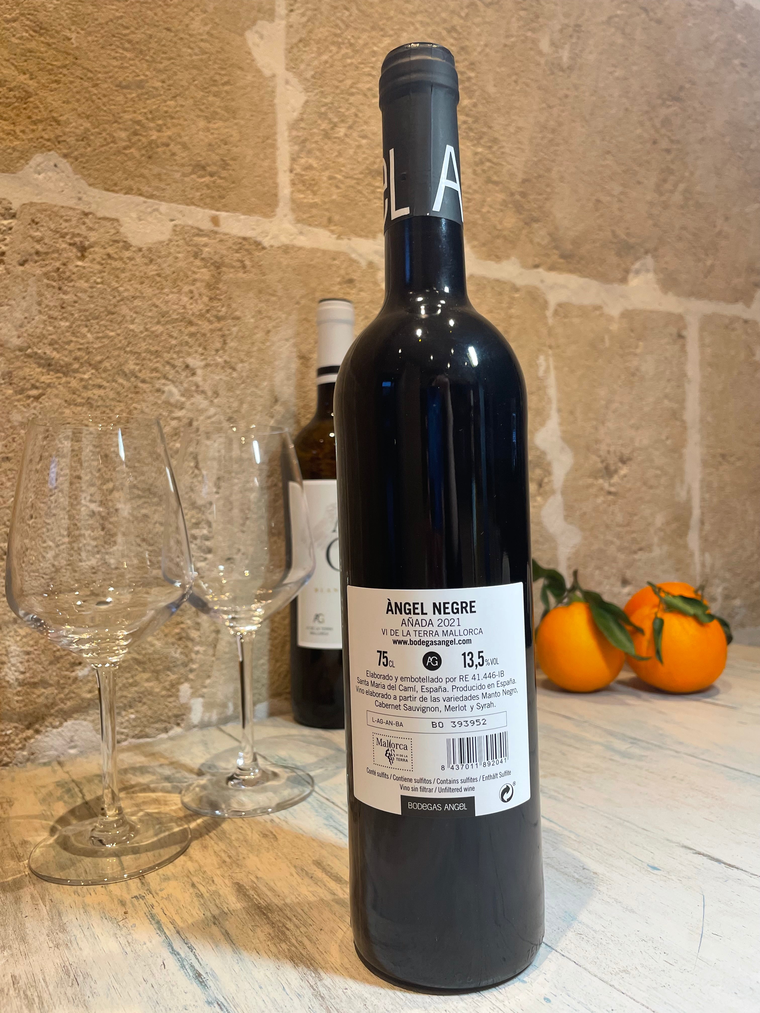 Rotwein Àngel Negre von Bodegas Angel - Majovida Islas Baleares S.L.