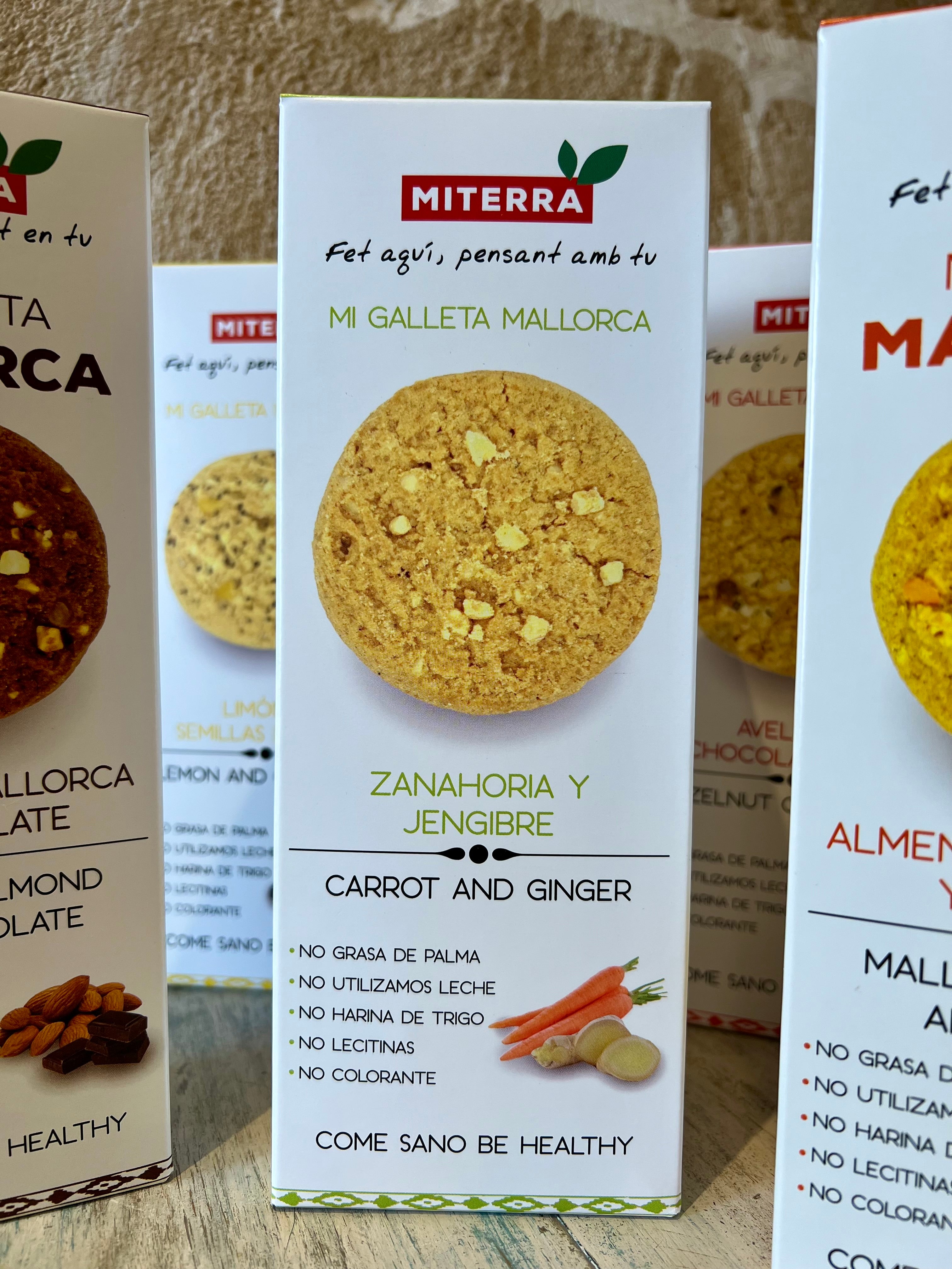 Miterra Karotte und Ingwer Kekse - Majovida Islas Baleares S.L.