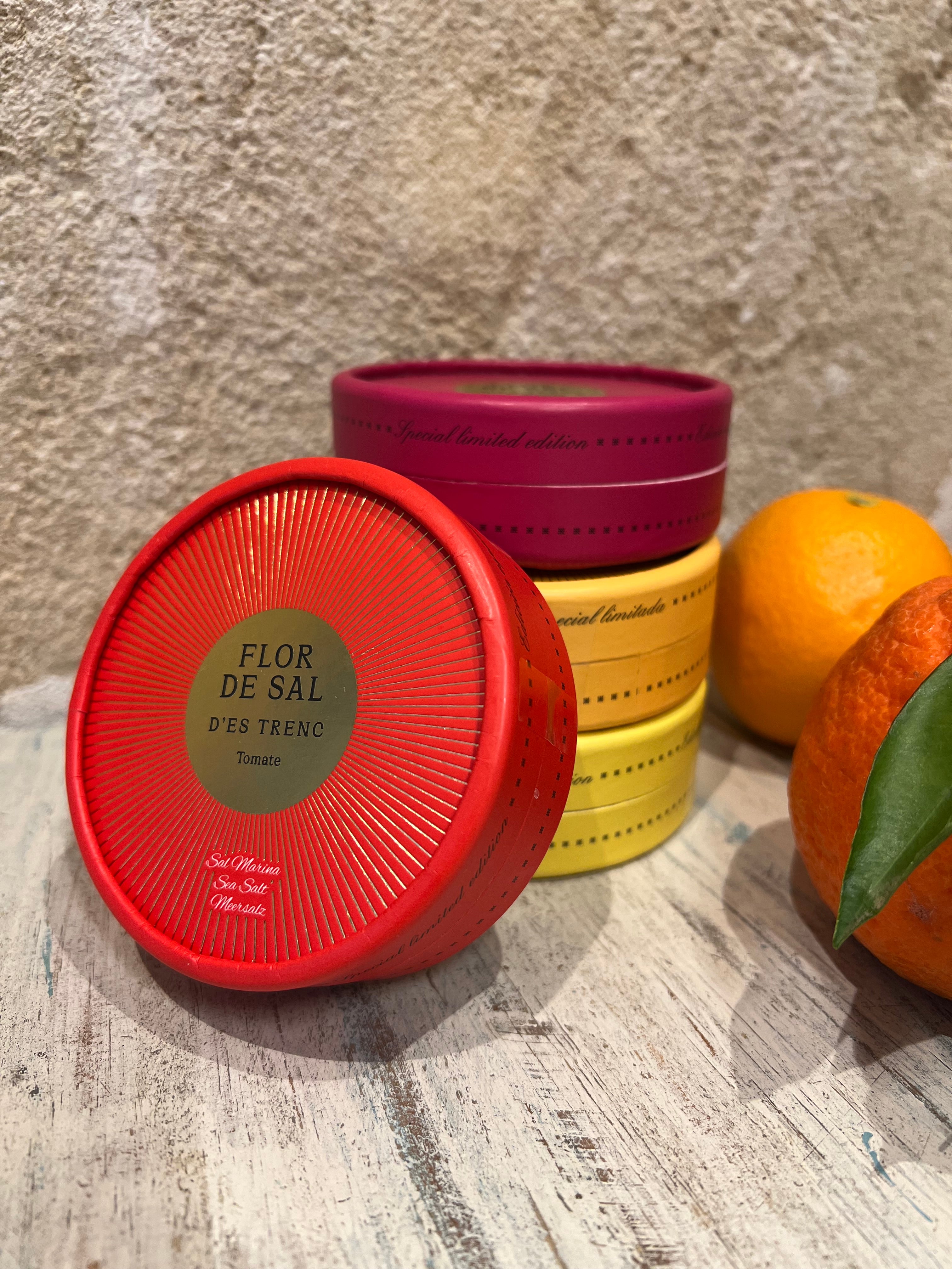 Meersalz Flor de Sal d'Es Trenc - Tomate - Majovida Islas Baleares S.L.