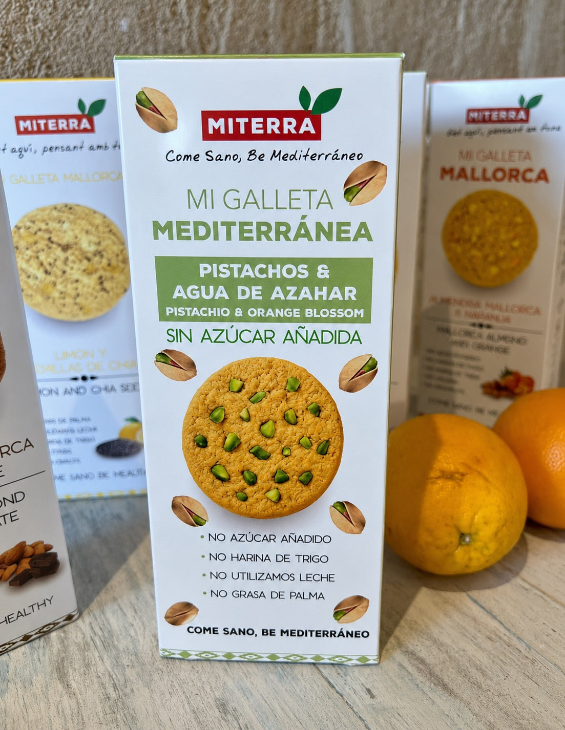 Miterra Galleta Mediterránea mit Pistazie und Orangenblüte
